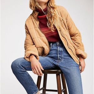 Free people quilted dolman jacket